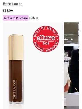 New Estée Lauder Double Wear Concealer - stay in place 6N